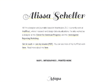 Tablet Screenshot of alissascheller.com